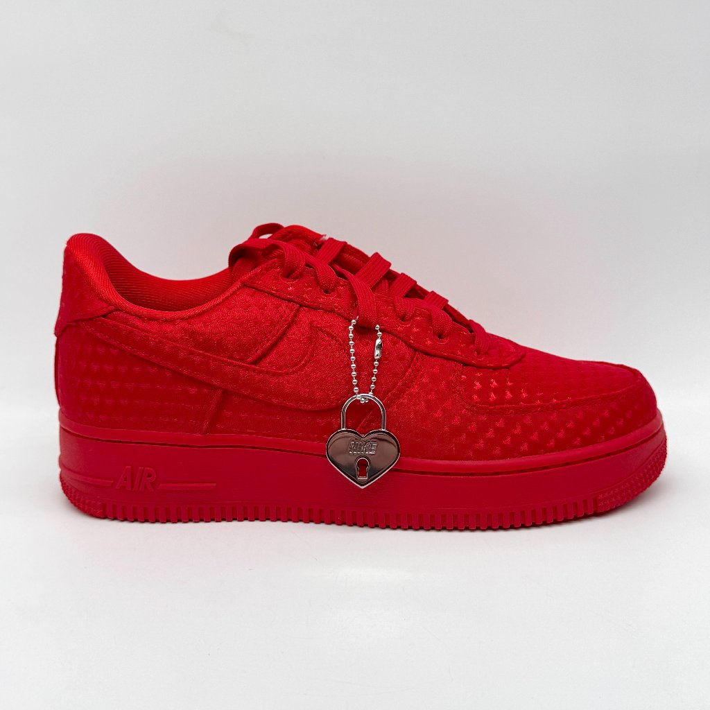 Nike Womens Air Force 1 Valentines Day 07 Low Se Red Shoes Sz 8 New Iq9965-600